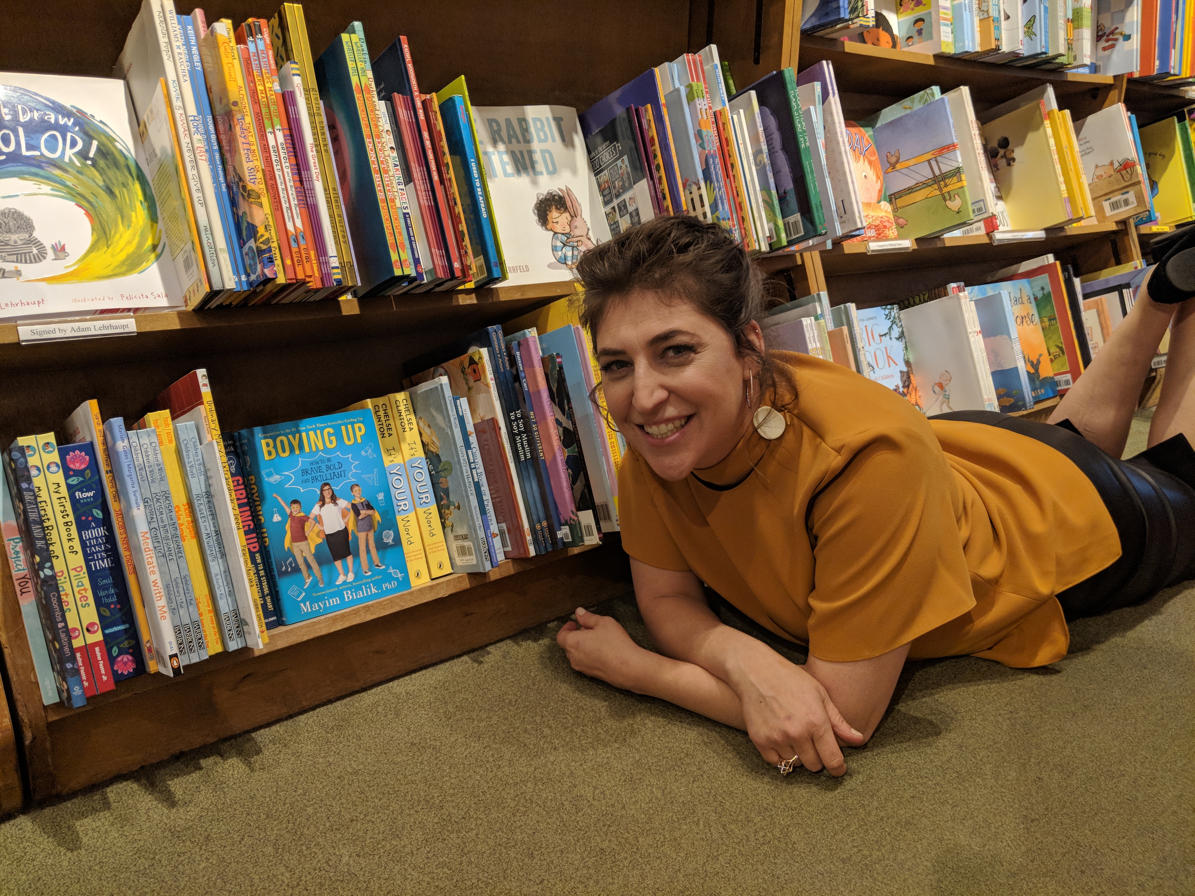 Photos of Mayim Bialik's Boying Up NYC book tour